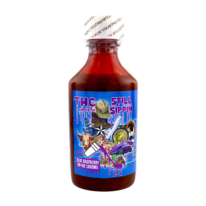 *THCSC Syrup Still Sippin' D9+ 1000mg / 1000mg / Blue Raspberry